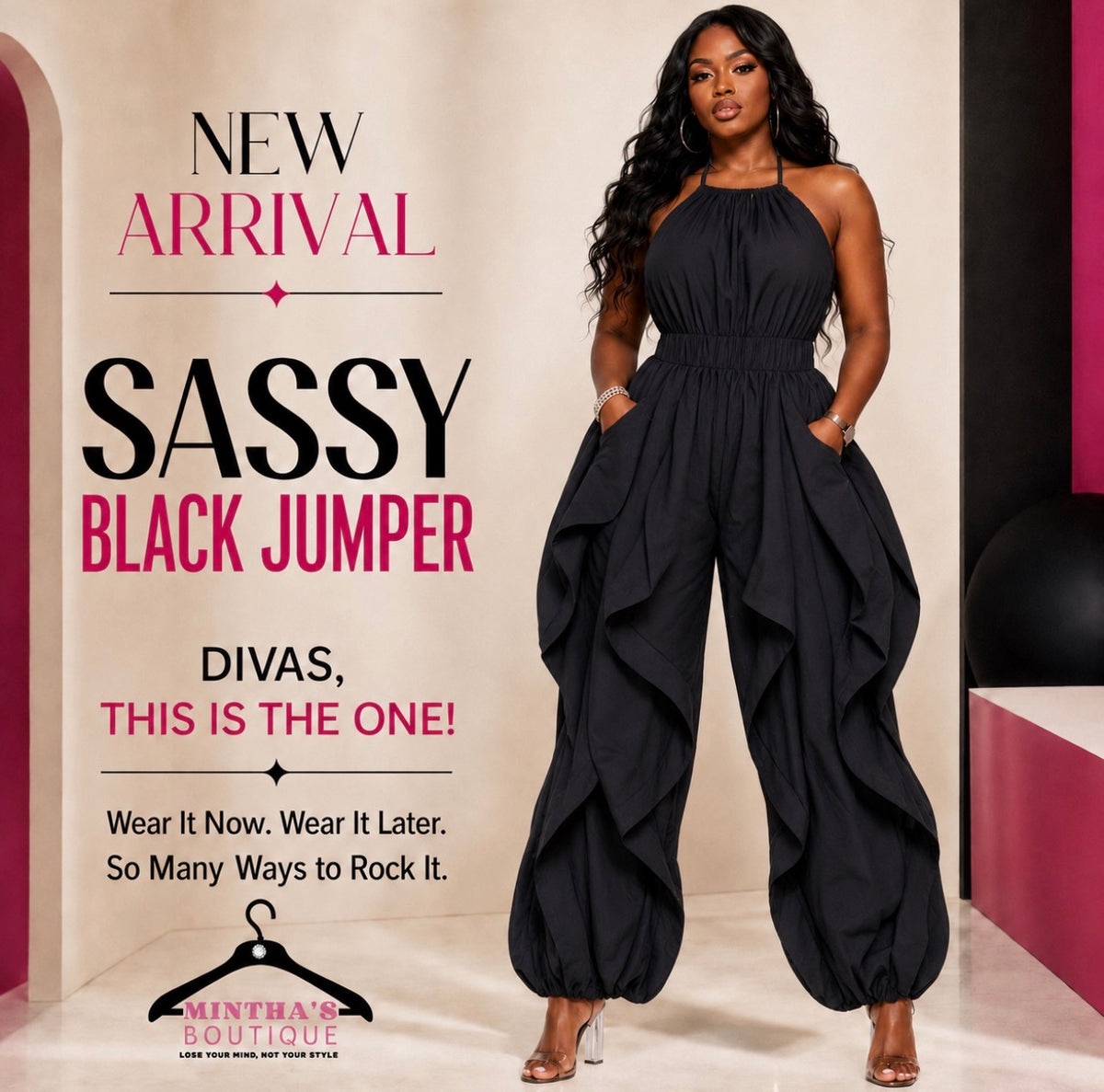 Sassy Camo Jumper_Black