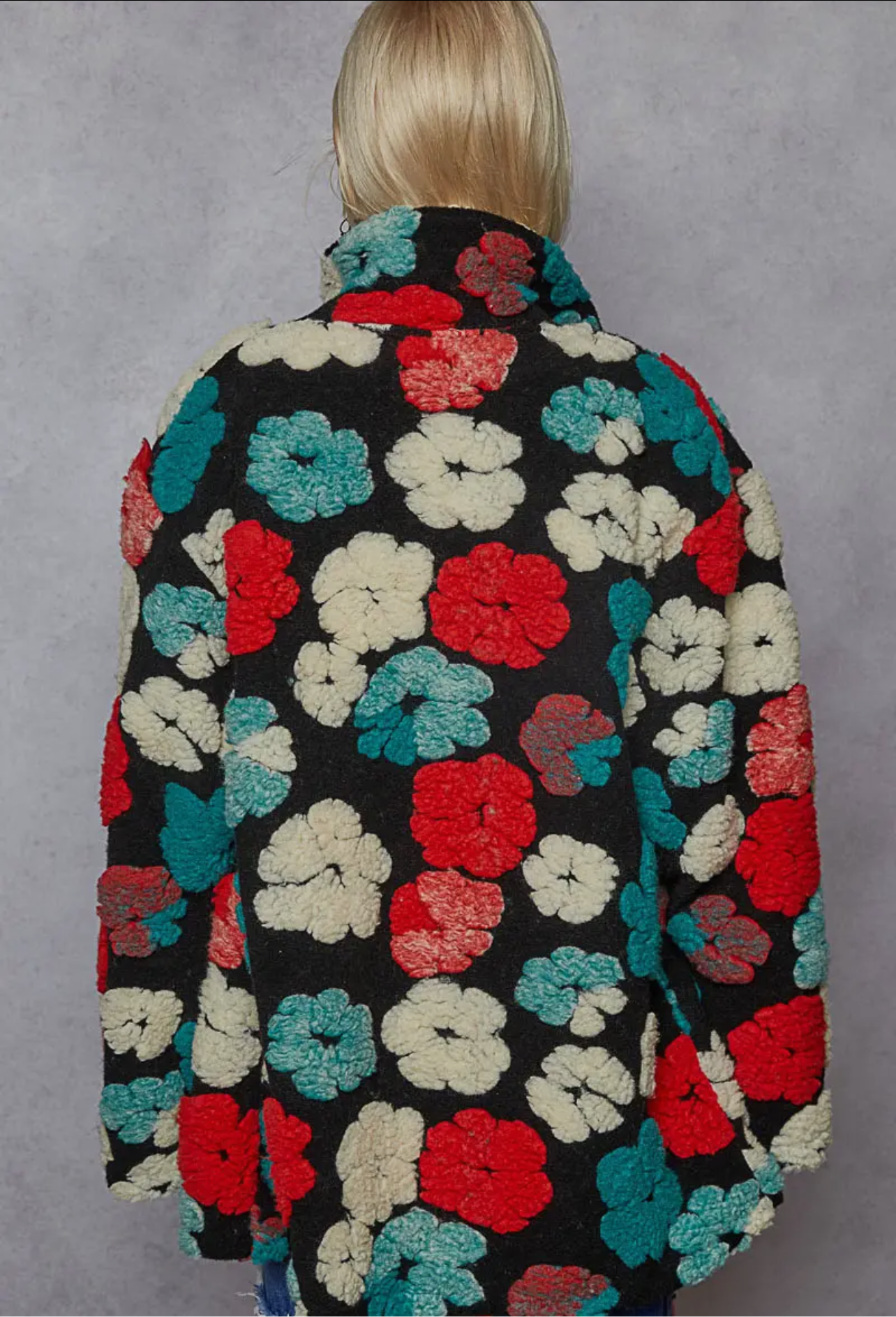 MIA FLORAL TUFTED JACKET