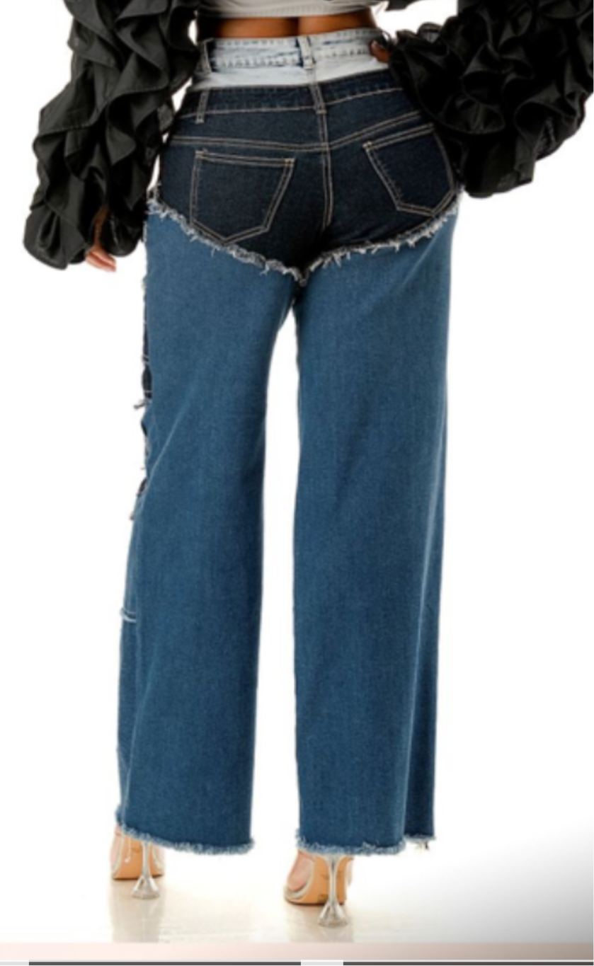Trailblazer Denim Color Block Jeans