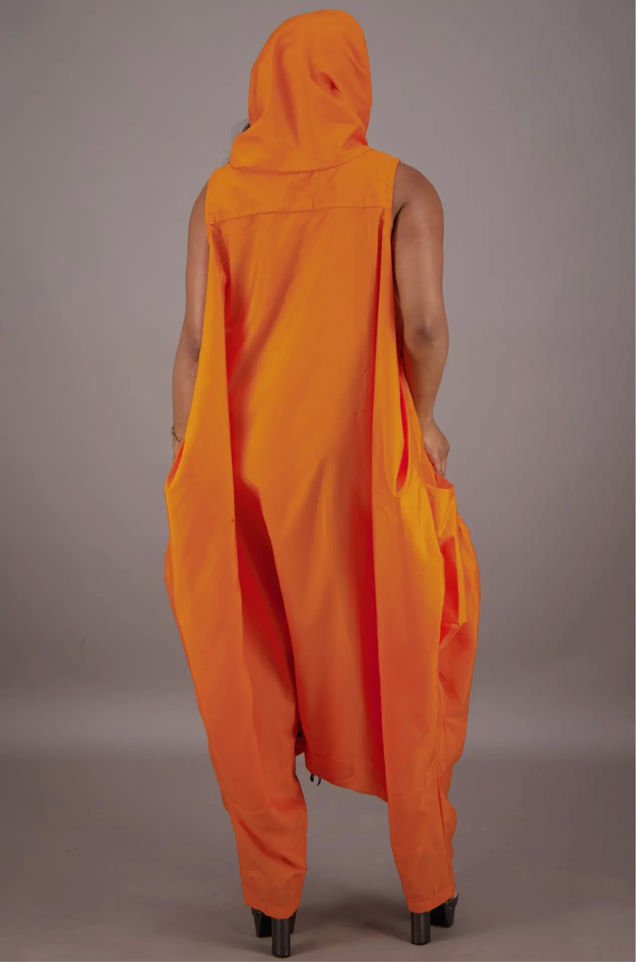 Varsity Hooded Jumpsuit