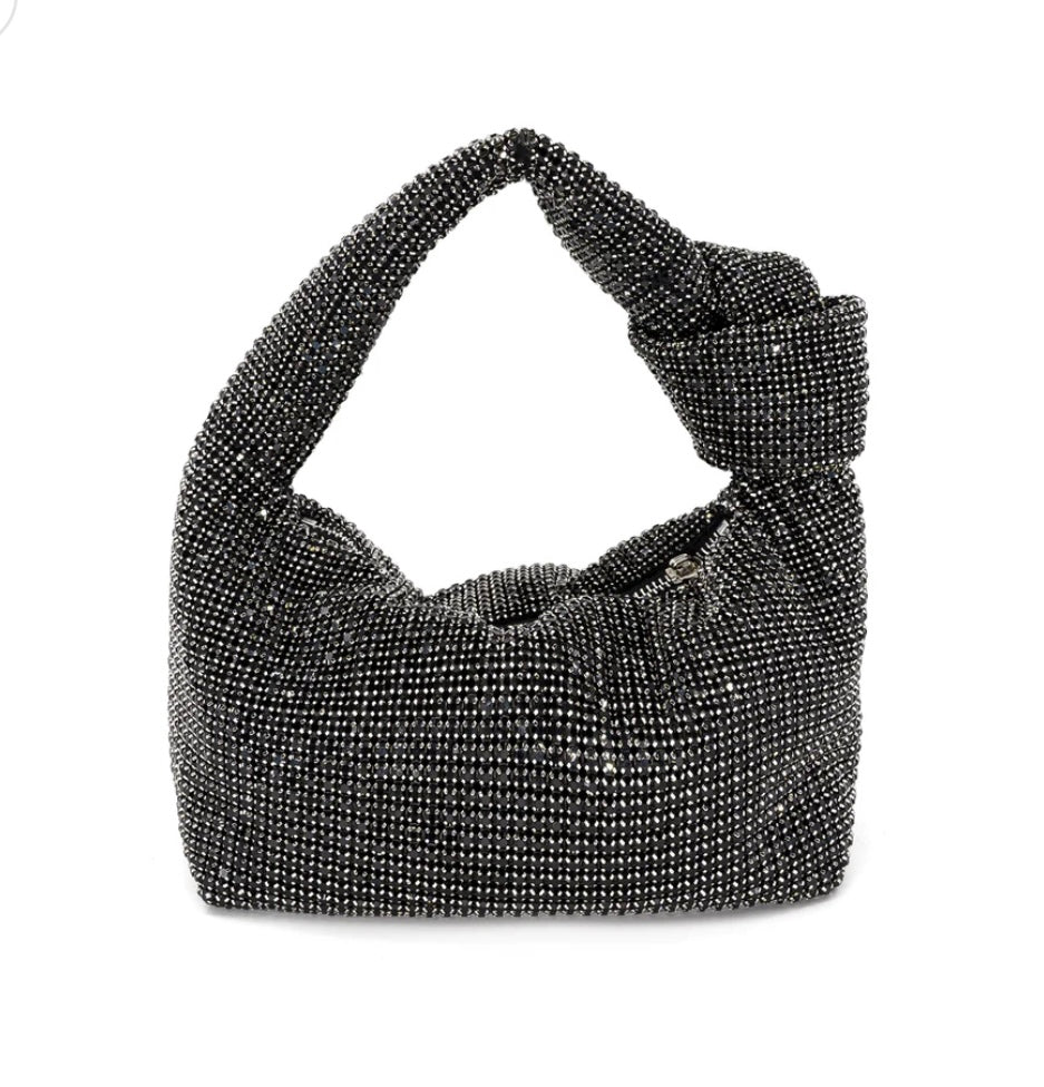 Black Chic Rhinestones Crystal Bags