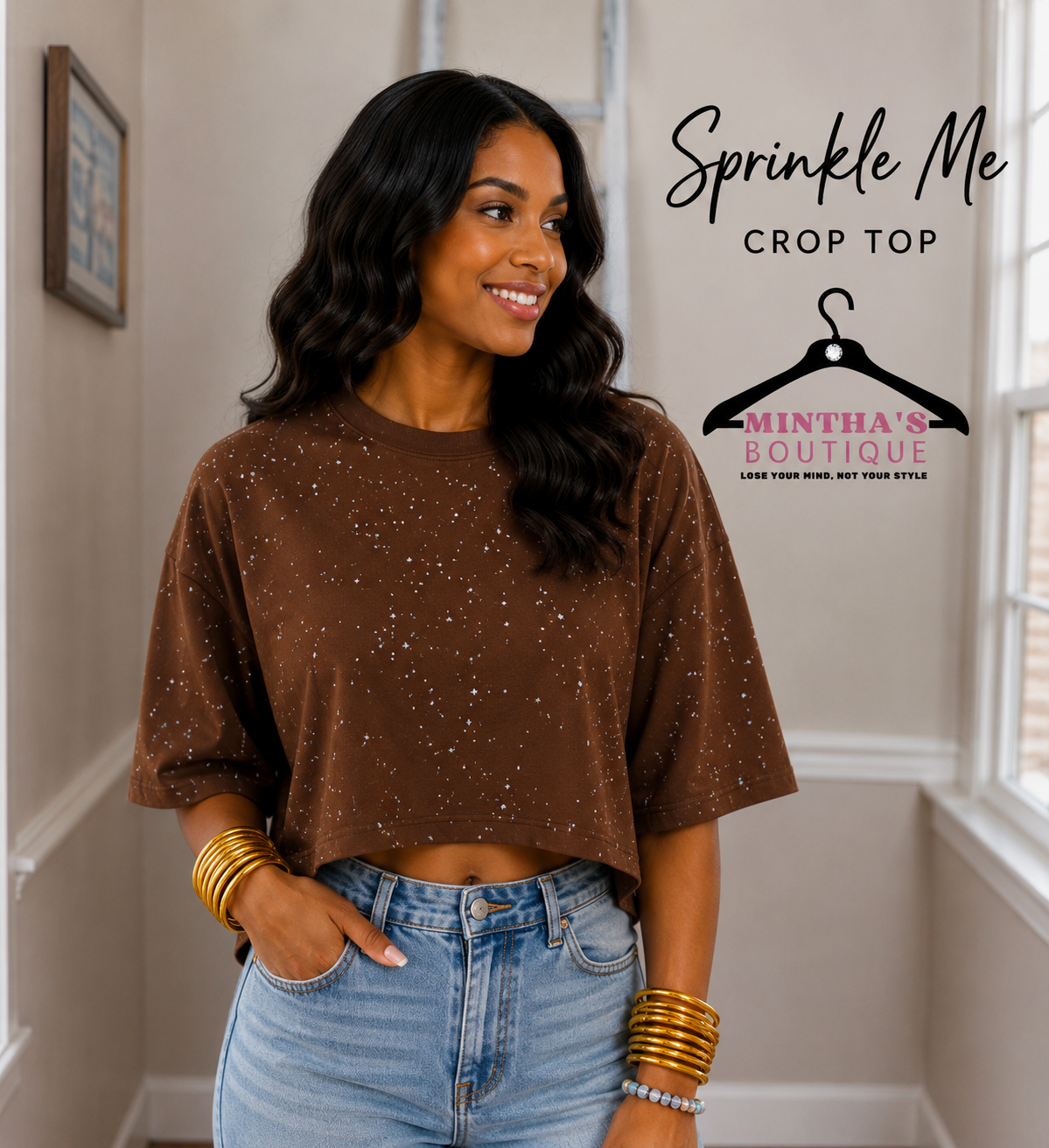 Sprinkle Me Crop Top