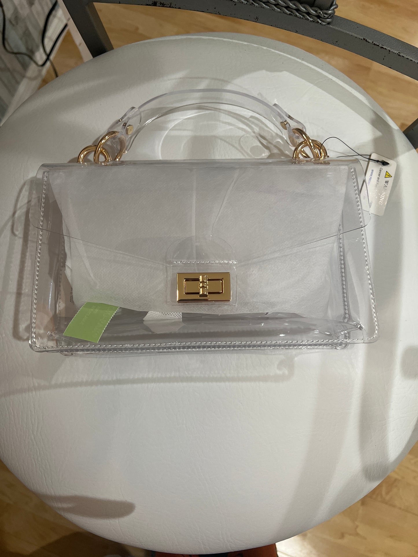Clear Handbag with Strap