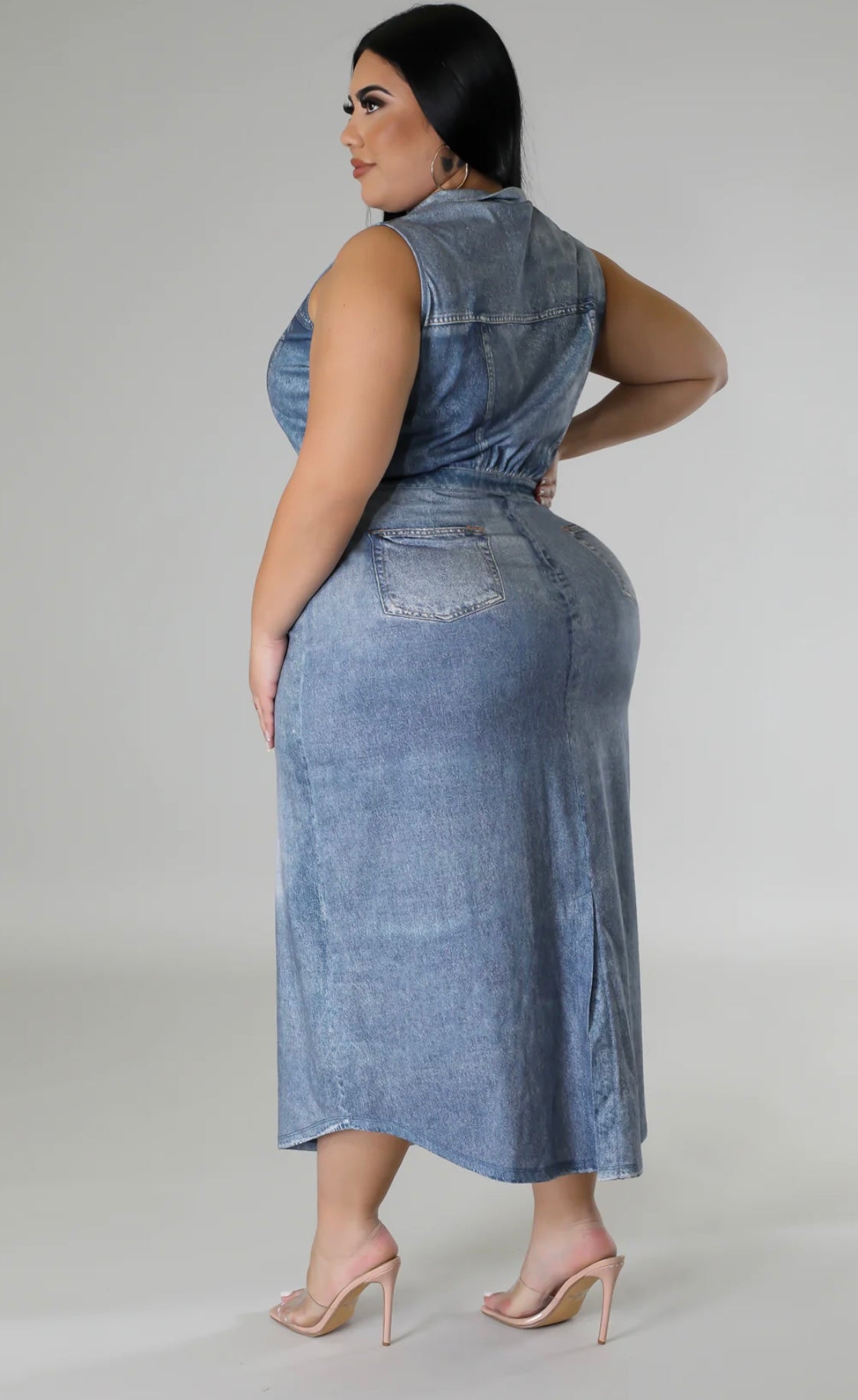 Never Stop Loving Denim Dress