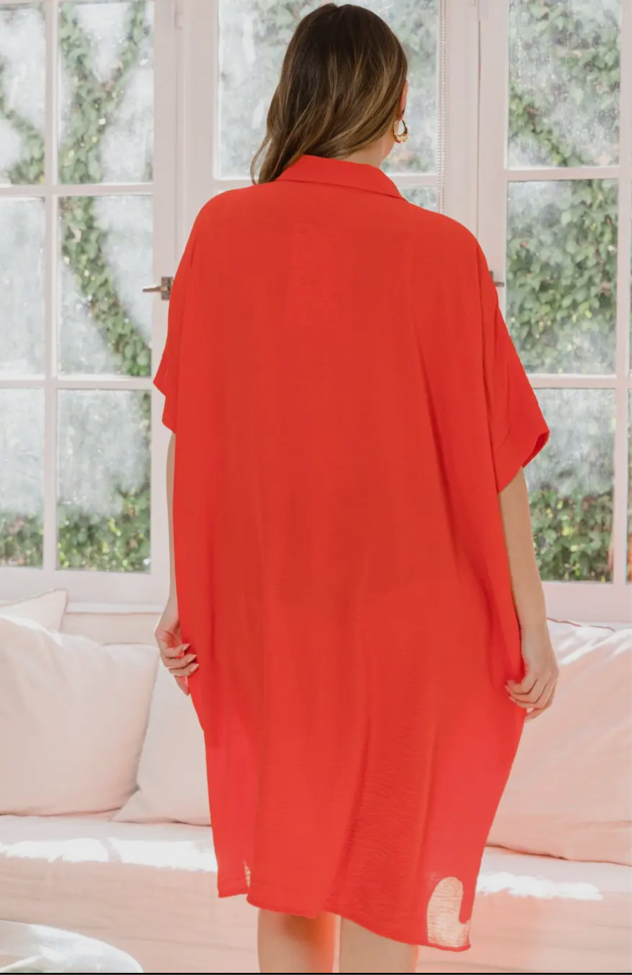 Orange Shirt/Dress