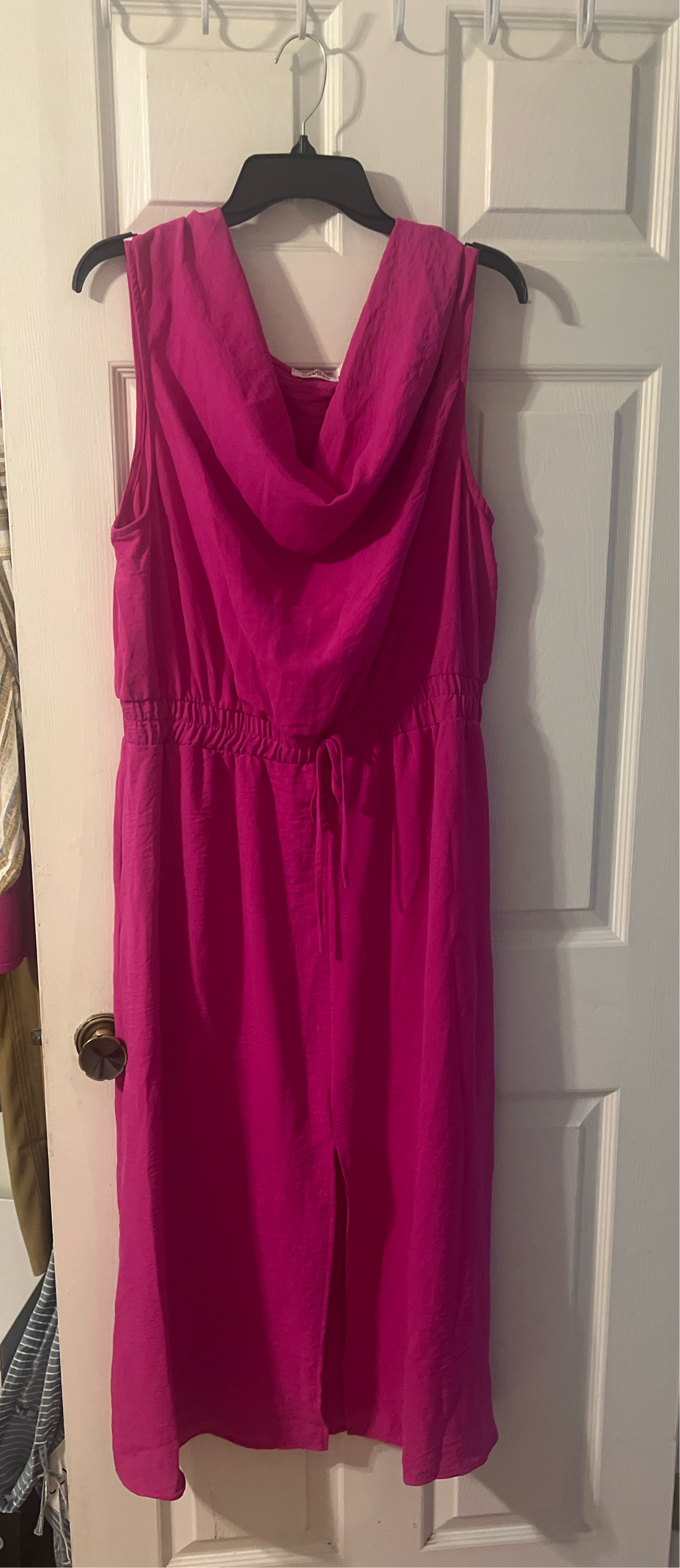 Dress with Slit Black