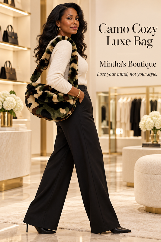 Camo Cozy Luxe Bag
