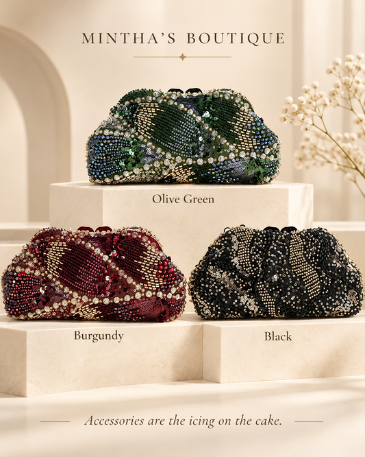 After Hours Luxe Beaded Clutch_Ships Out 10/25