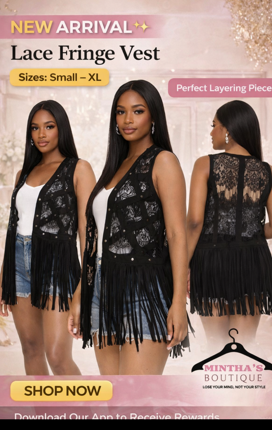 Lace Detailed Vest