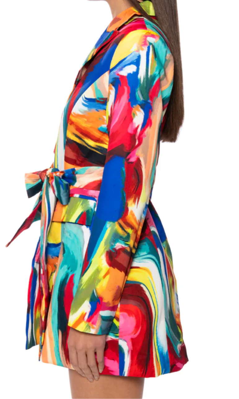 Made You Look Multi Color  Blazer