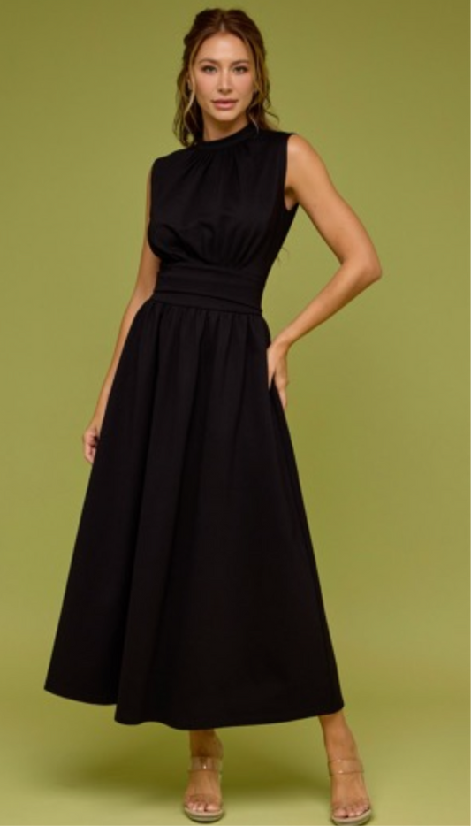 Bella 2pc Skirt Set_Black