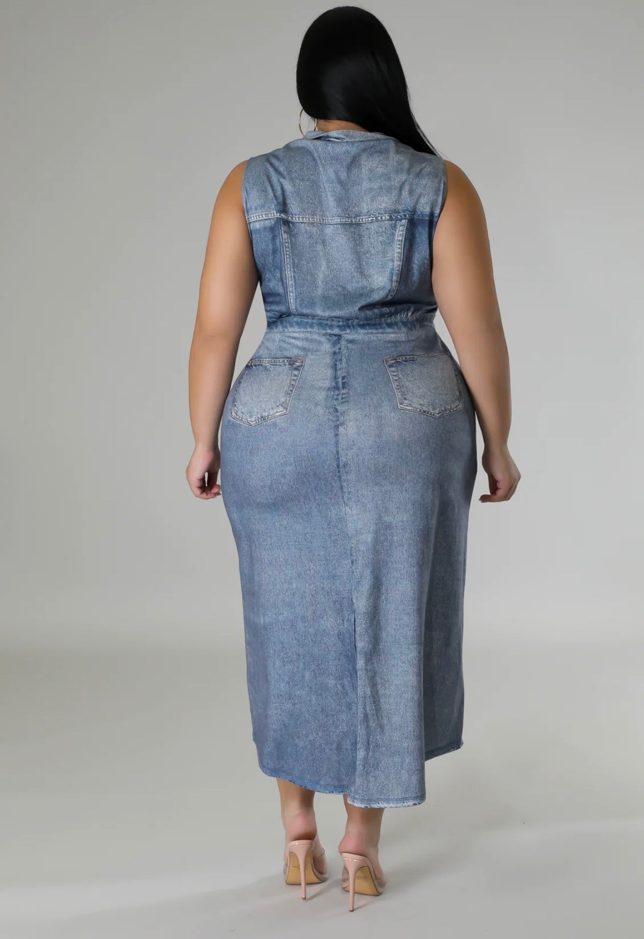 Never Stop Loving Denim Dress