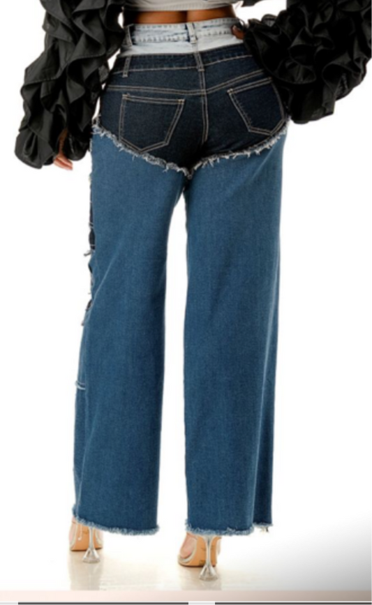 Trailblazer Denim Color Block Jeans