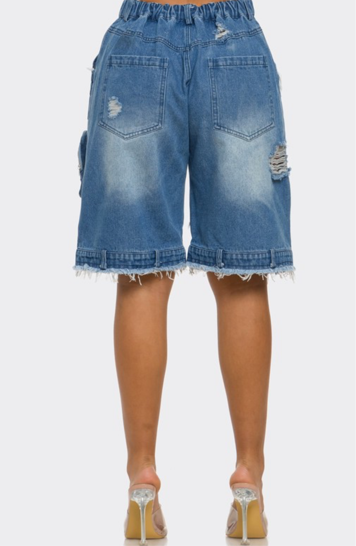 Girlfriend Utility-Chic  Cargo Shorts