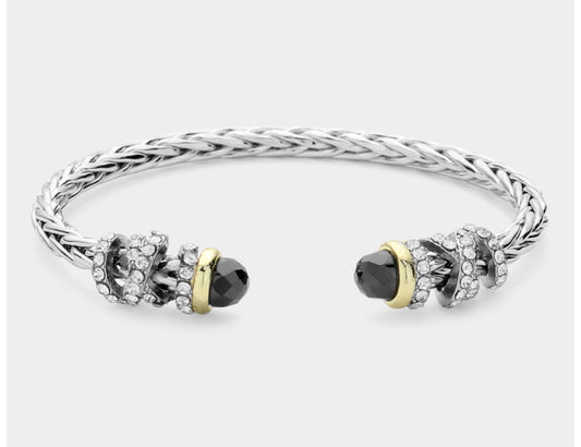 Stone Tip Cuff Bracelet