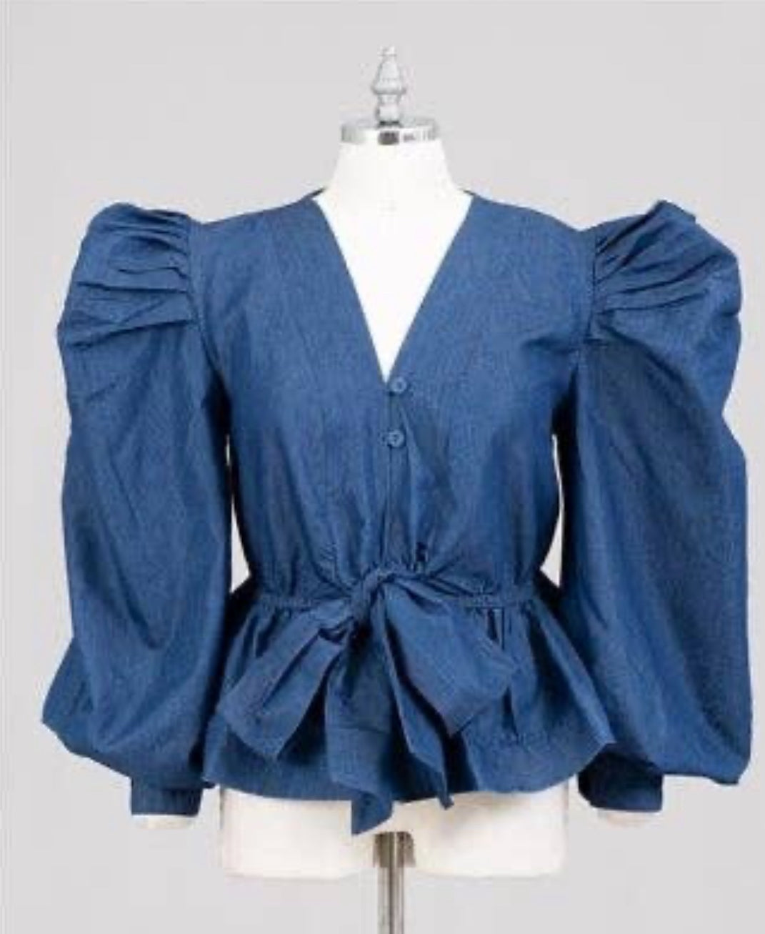 DENIM PEPLUM