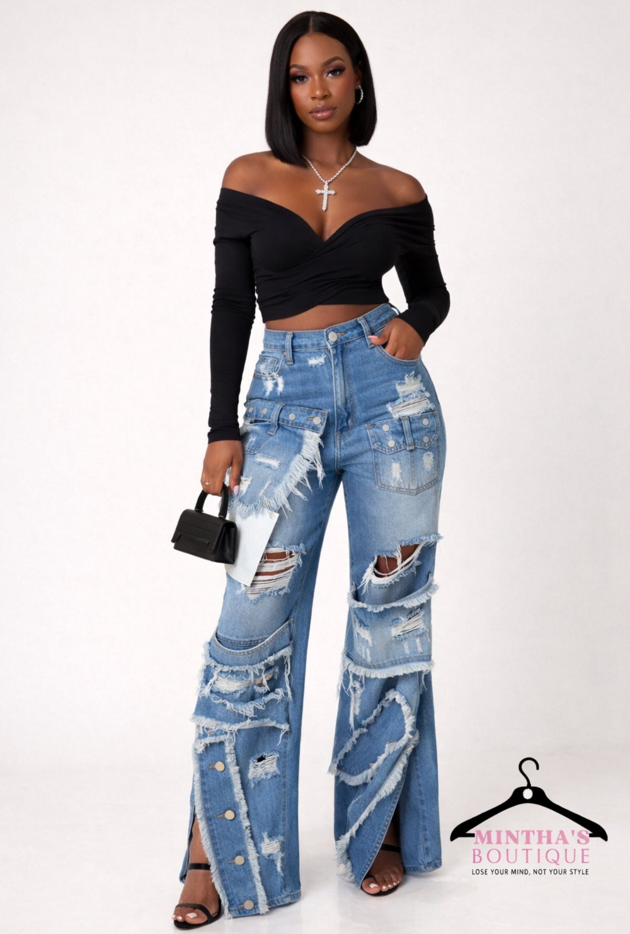 Urban Sophie Denim Jeans-RUNS SMALL GO UP