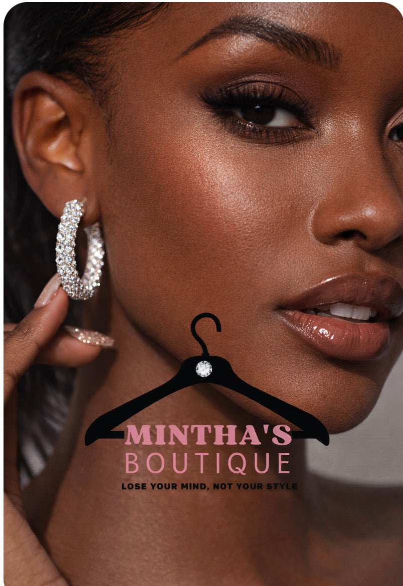 Silver Sparkling Hoop Earrings