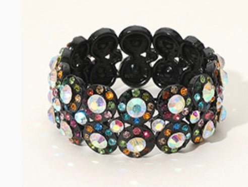 Crystal Rhinestone Stretch Bracelet