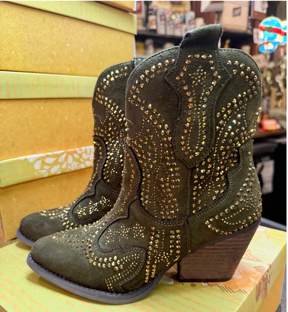 One Day Classy  Bling Bootie_