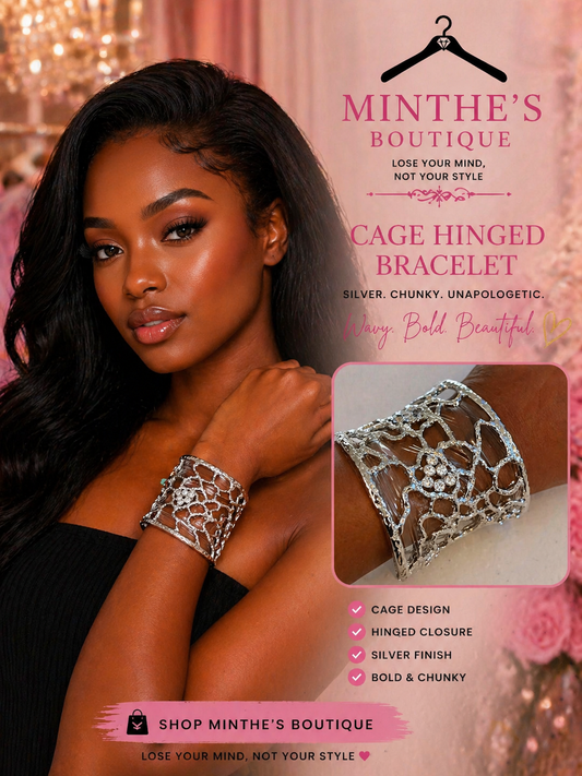 Caged Hinged Bracelet