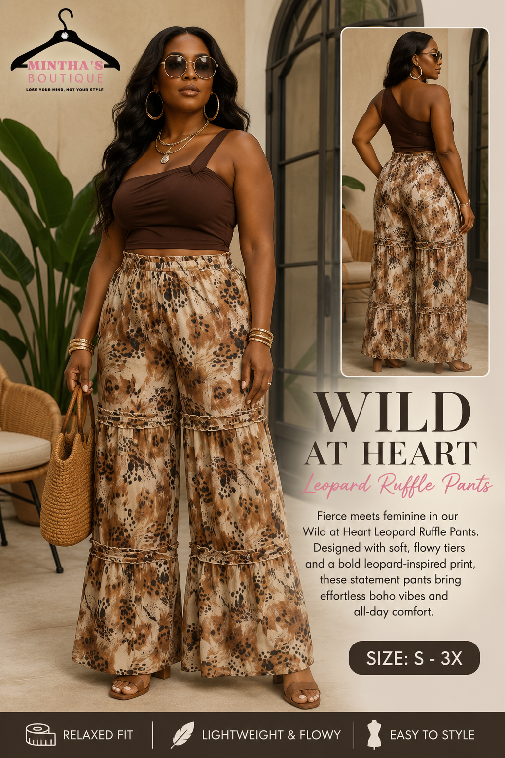 🐆 Wild at Heart Leopard Ruffle Pants 🐆