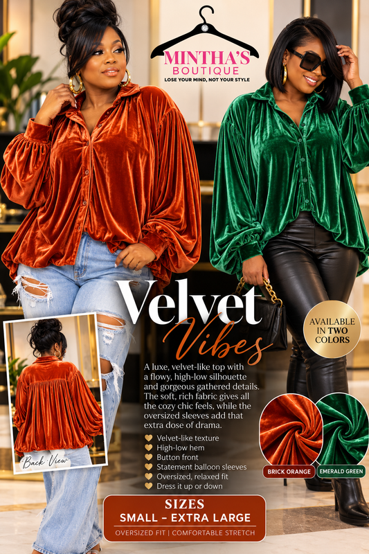 Velvet Vibes High Low Top