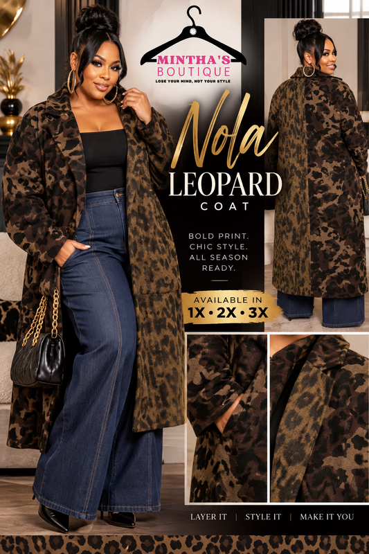 Nola Leopard Coat