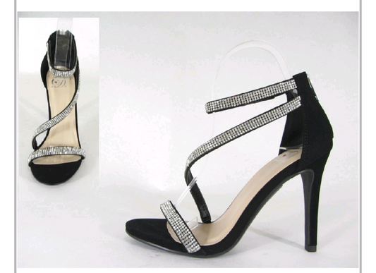 FANCY-21 Rhinestone Sandal