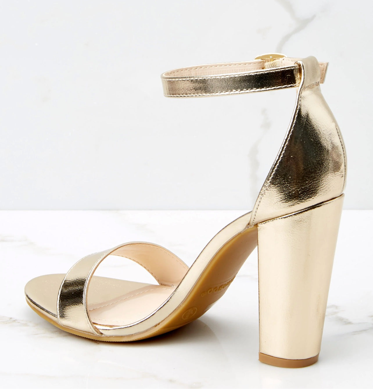 Taylor Gold Strap Sandal